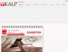 Tablet Screenshot of kalp.com.tr